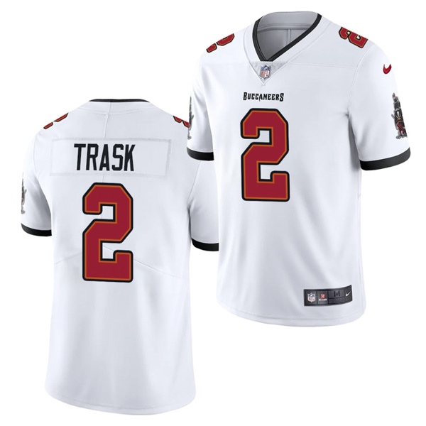 Men's Tampa Bay Buccaneers #2 Kyle Trask 2021 Draft White NFL Vapor Untouchable Limited Stitched Jersey